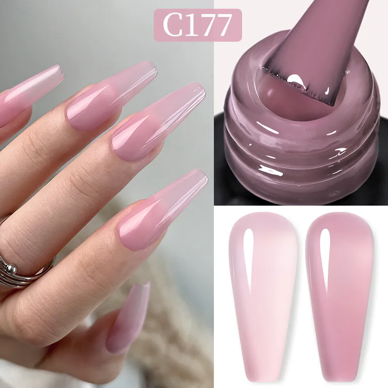 Born Pretty Pro UV/LED HEMA FREE gél lakk 15 ml - C177 - Meringue Rosette