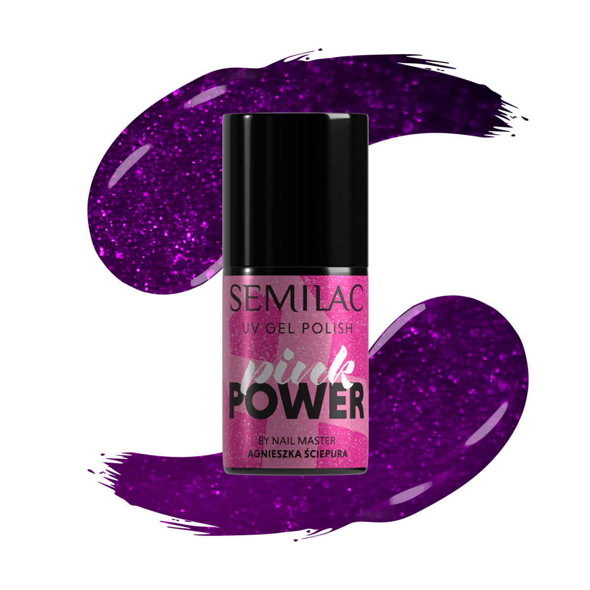 SEMILAC UV/LED Gél Lakk 7ml - A704 - Euphoric Day