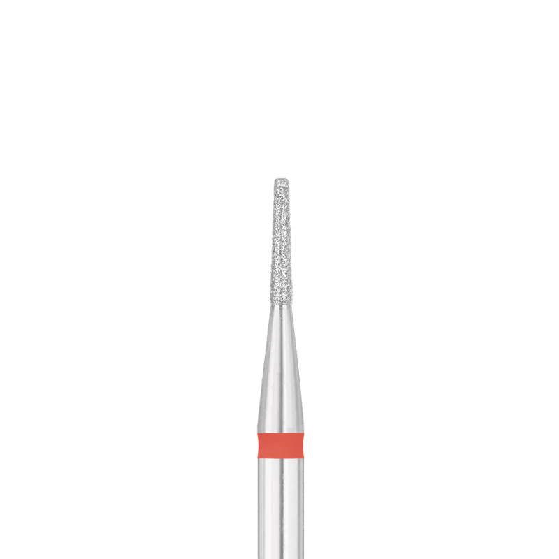 EXO PRO gyémántporos csiszolófej – kúp, 1,2 mm, finom (piros)