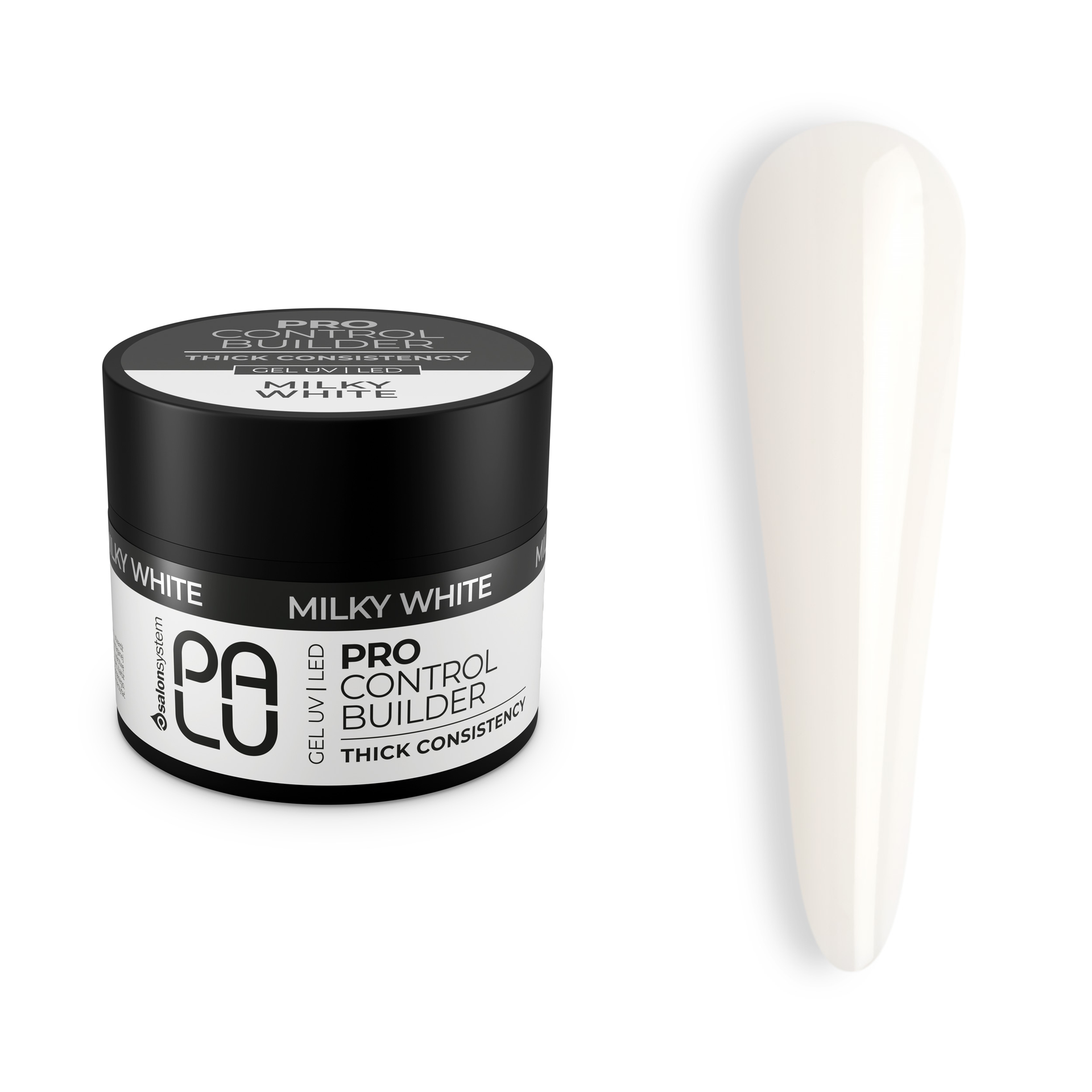PALU PRO Control Builder Gel 45g - Milky White