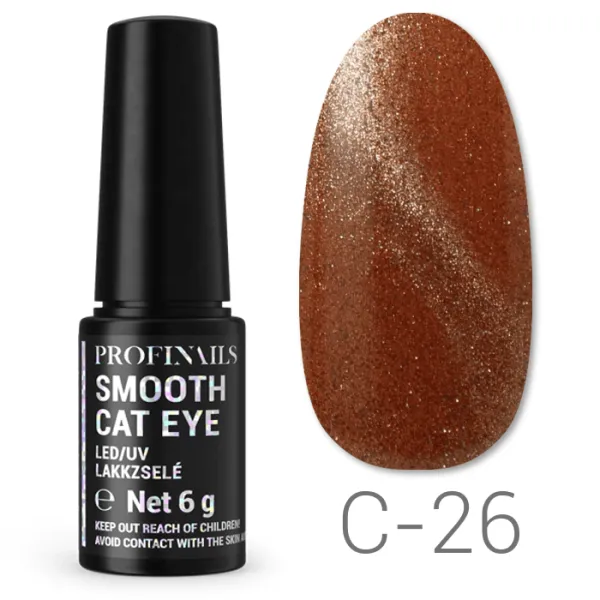 Profinails Smooth Cat Eye LED/UV lakkzselé 6gr C-26