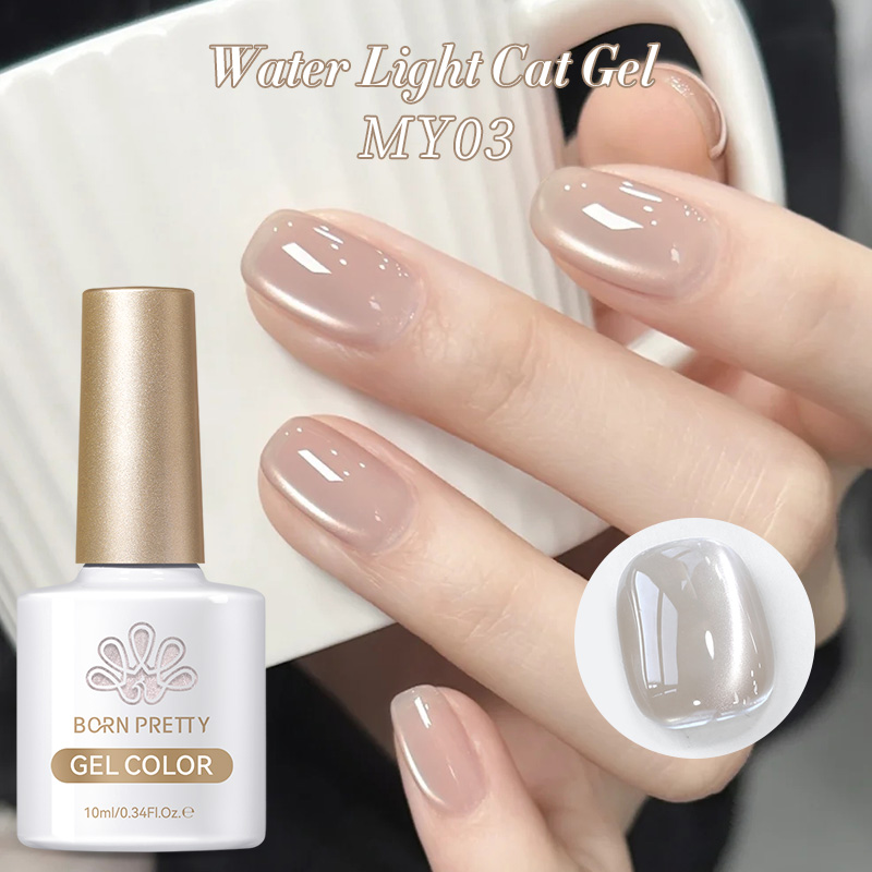 Born Pretty Cat Magnetic UV/LED gél lakk 10 ml - MY03 - First Love