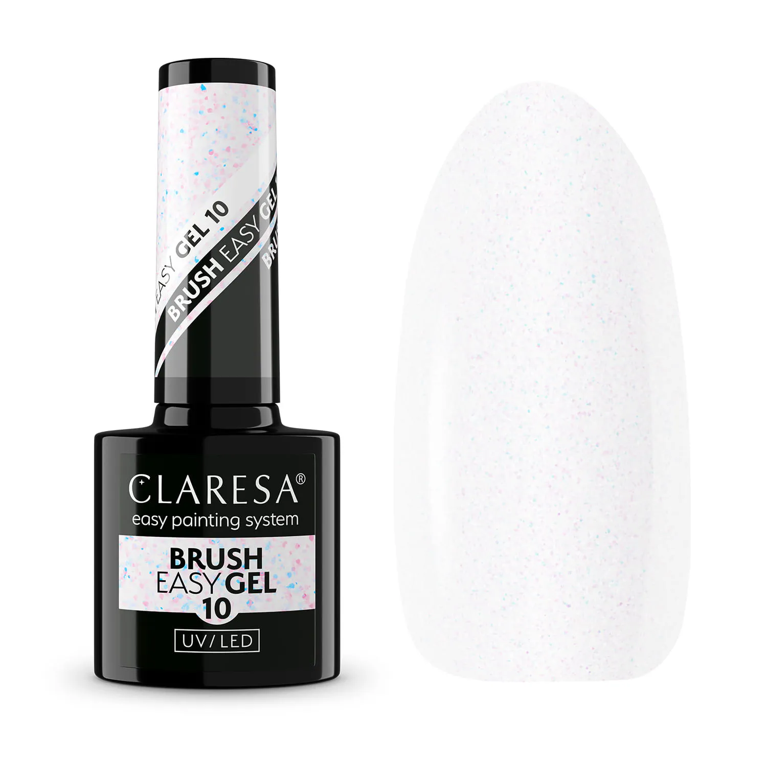 CLARESA UV/LED Brush Easy Gel 5g No.10