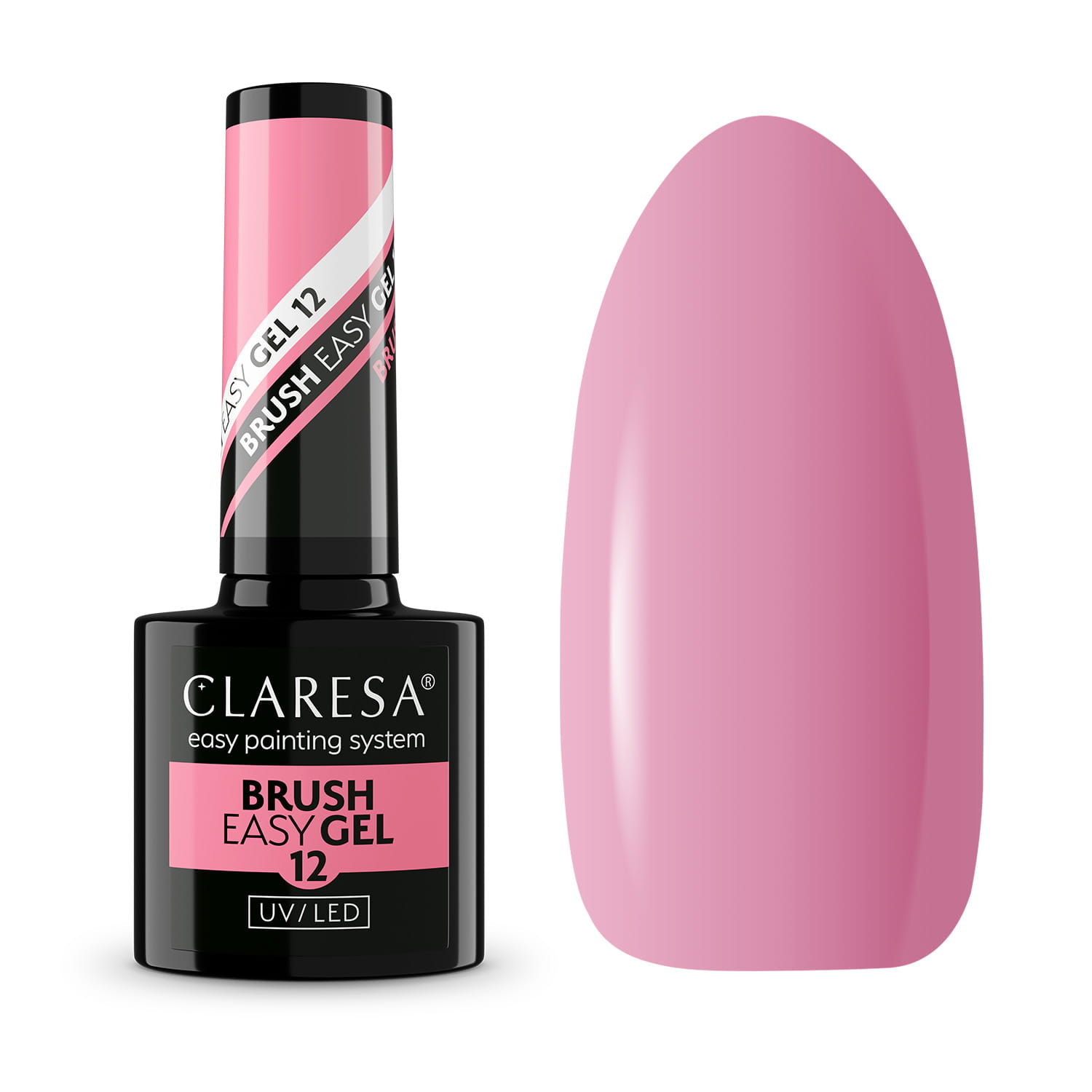 CLARESA UV/LED Brush Easy Gel 5g No.12