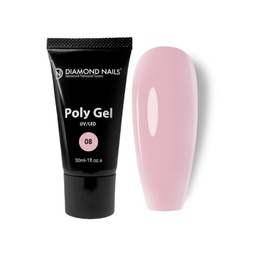 Diamond Nails PolyGel 08 - Honey Peach - 30ml -HEMA- és TPO-mentes