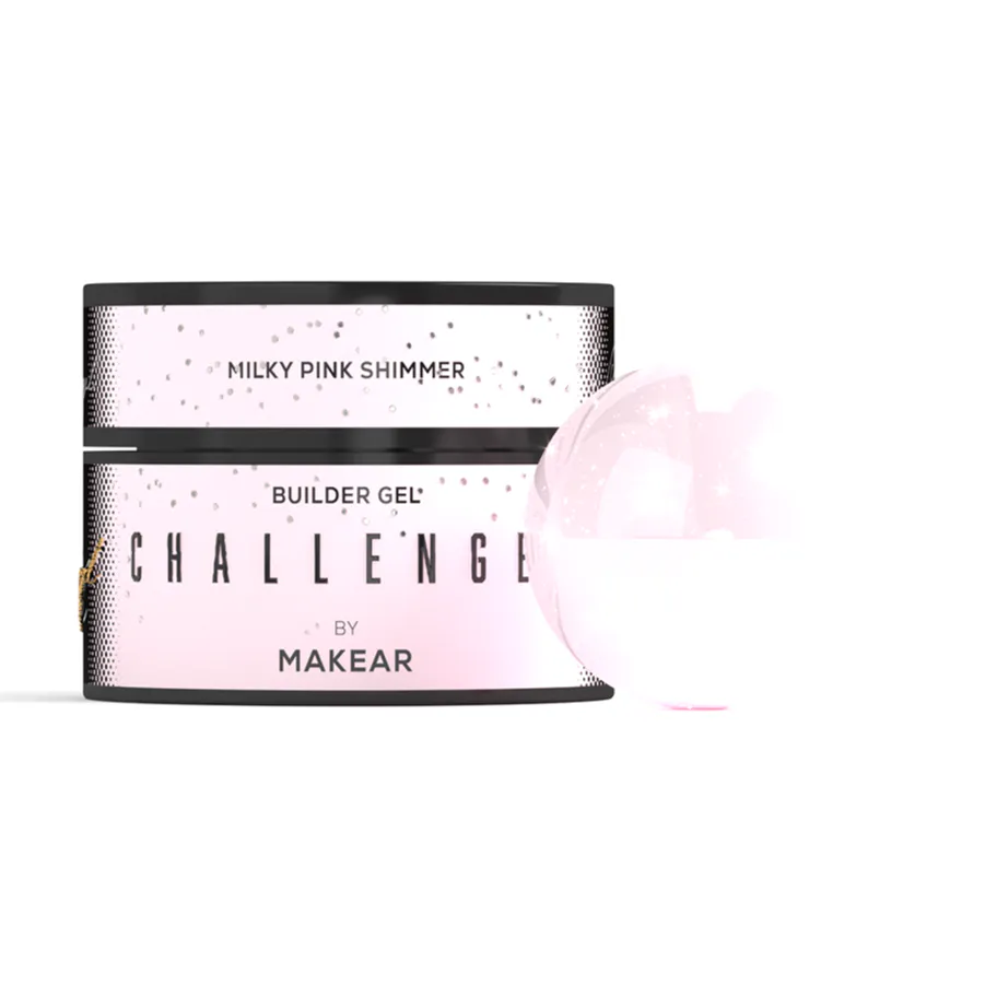 MAKEAR Challengel  Builder Gel 50ml - No.HG12 Milky Pink Shimmer