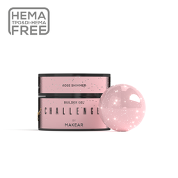 MAKEAR Challengel Builder Gel 15ml - No.HG14 Rose Shimmer