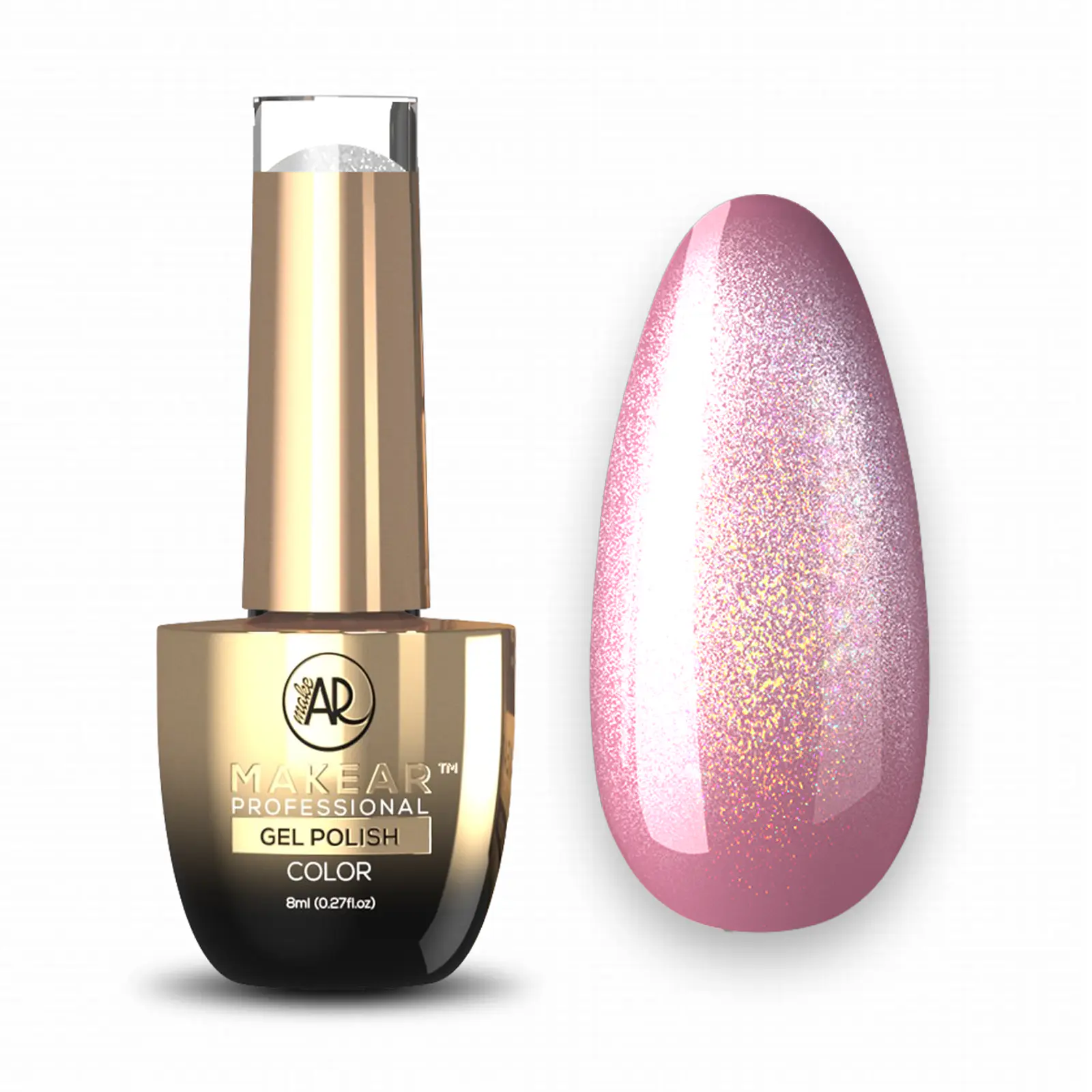 MAKEAR Holo Cat Eye Gel Polish 8ml - Cleangirl Collection - No.HC02