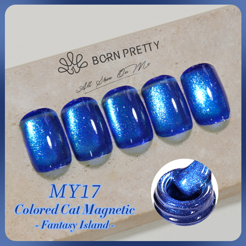 Born Pretty Cat Magnetic UV/LED gél lakk 10 ml - MY17 - Fantasy Island 