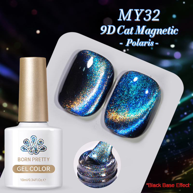 Born Pretty Cat Magnetic gél lakk 10 ml - MY032 - 9D Cat Eye 