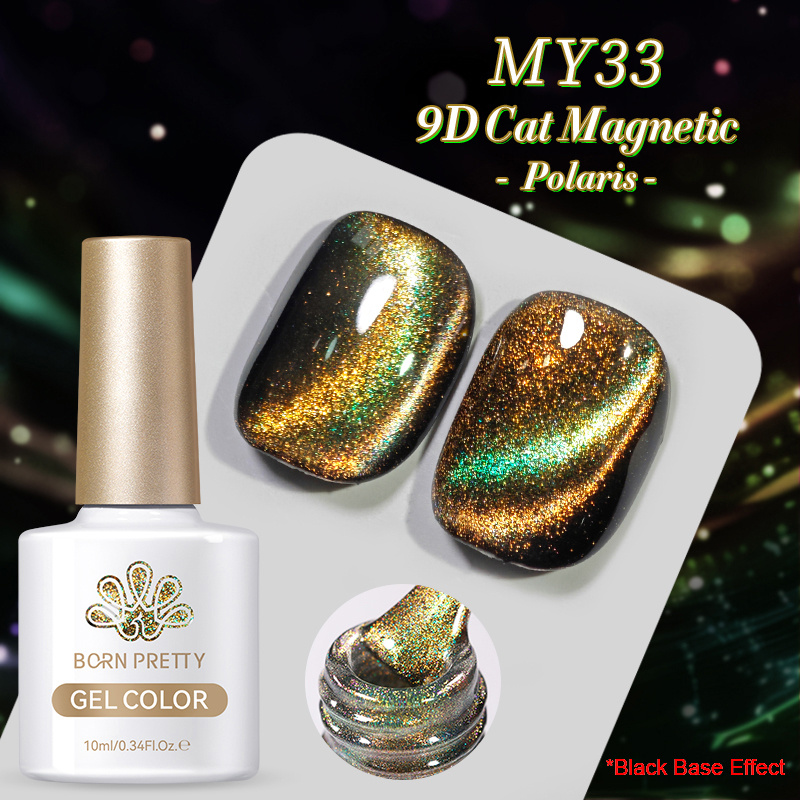 Born Pretty Cat Magnetic gél lakk 10 ml - MY033 - 9D Cat Eye