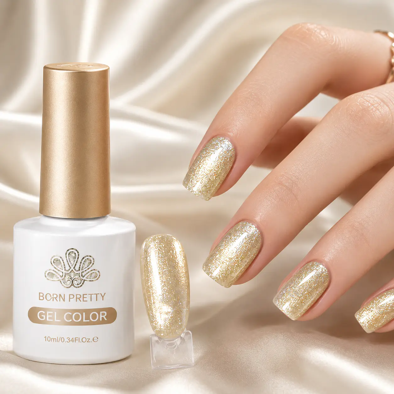 Born Pretty Cat Magnetic gél lakk 10 ml - MY007 - Light Flow
