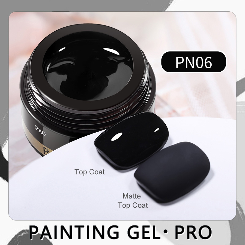 BORN PRETTY PRO Painting Gel 5 ml - PN06 - Black