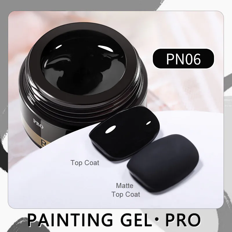 BORN PRETTY PRO Painting Gel 5 ml - PN06 - Black