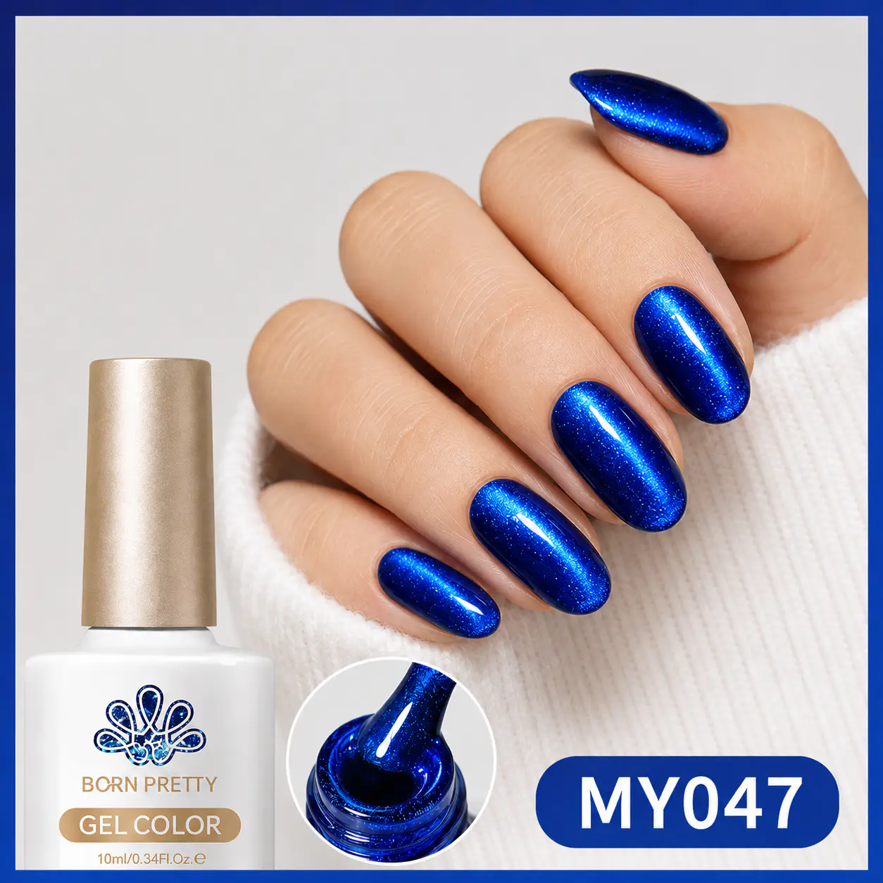 Born Pretty Cat Magnetic gél lakk 10 ml - MY047