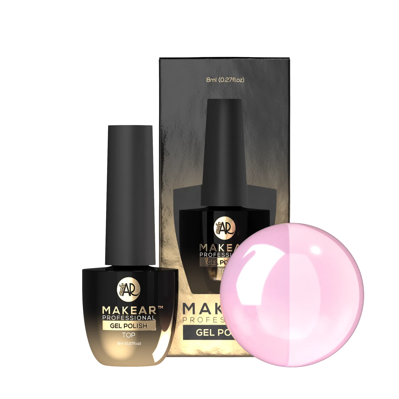 MAKEAR No Wipe Top 8 ml - MILKY CANDY
