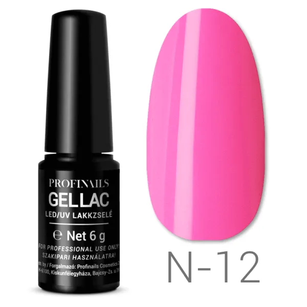 Profinails Gel Lac LED/UV lakkzselé 6gr Neon Collection No.N-12