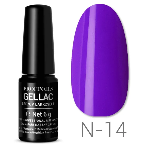 Profinails Gel Lac LED/UV lakkzselé 6gr Neon Collection No.N-14