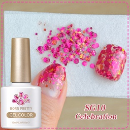 Born Pretty UV/LED gél lakk 10 ml - SG10 - Celabration