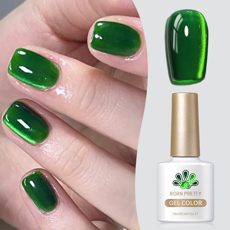 Born Pretty Cat Magnetic UV/LED gél lakk 10 ml - Fruit Basket - MY269 - Imperial Green