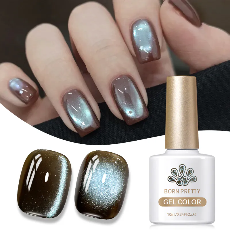 Born Pretty Cat Magnetic UV/LED gél lakk 10 ml - MY247 - Mint Chocolate
