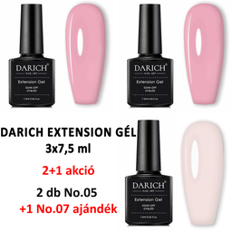 (2+1 AKCIÓ) DARICH Extension Gél - 2 db No.05 + No.07 - 1 termék AJÁNDÉK‼️