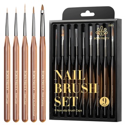 BORN PRETTY PRO ecset szett - 9 db