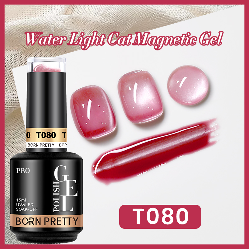 BORN PRETTY PRO UV/LED gél lakk 15 ml - T080 - Water Light Cat Magnetic