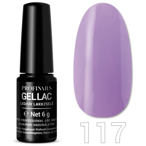 Profinails Gel Lac LED/UV lakkzselé 6gr No.117