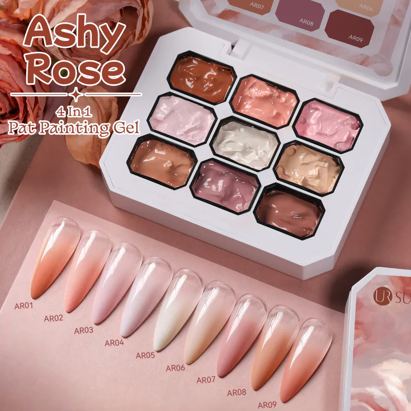 BORN PRETTY 4in1 festőzselé paletta - No.L01 - Ashy Rose