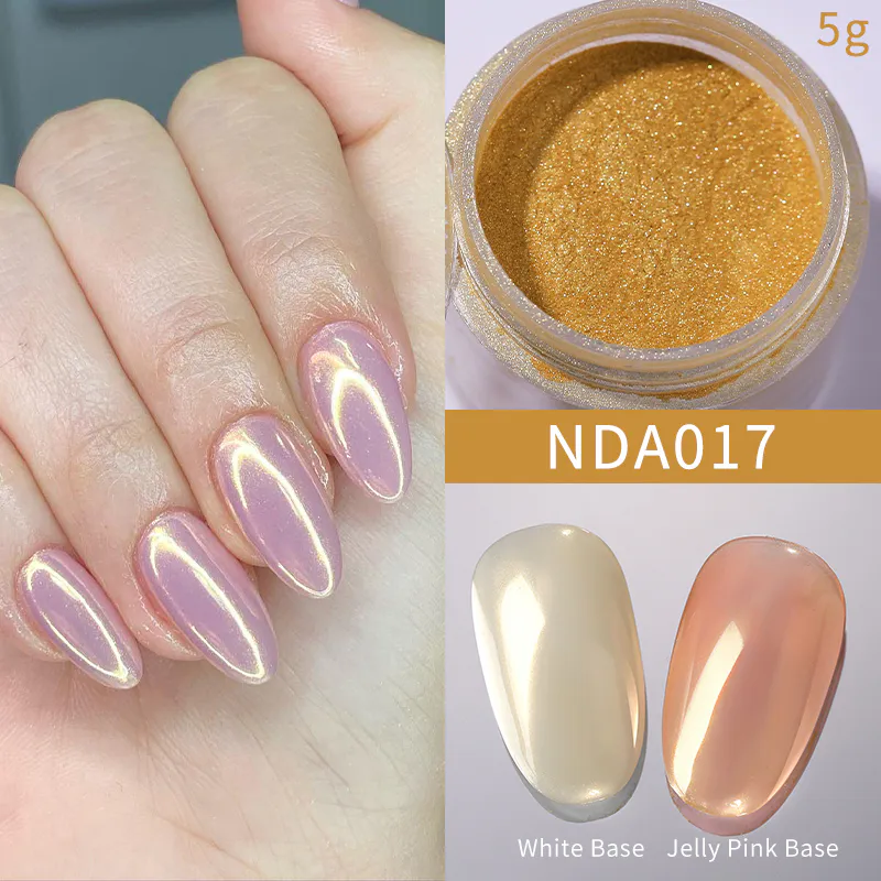 White Pearl Nail Art Powder - NDA017
