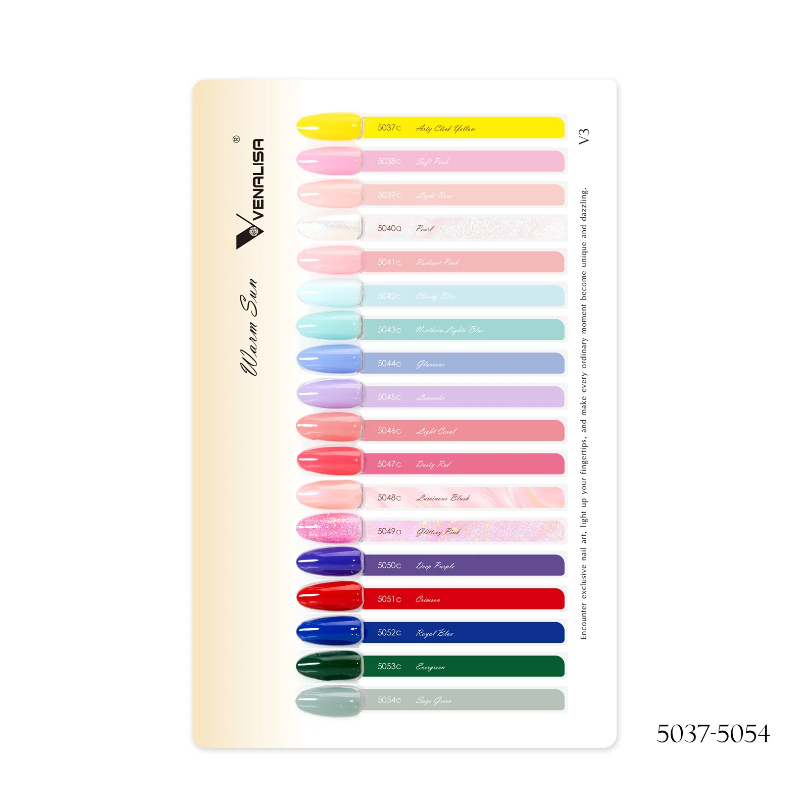 Venalisa bemutató paletta - V3 - Warm Sun