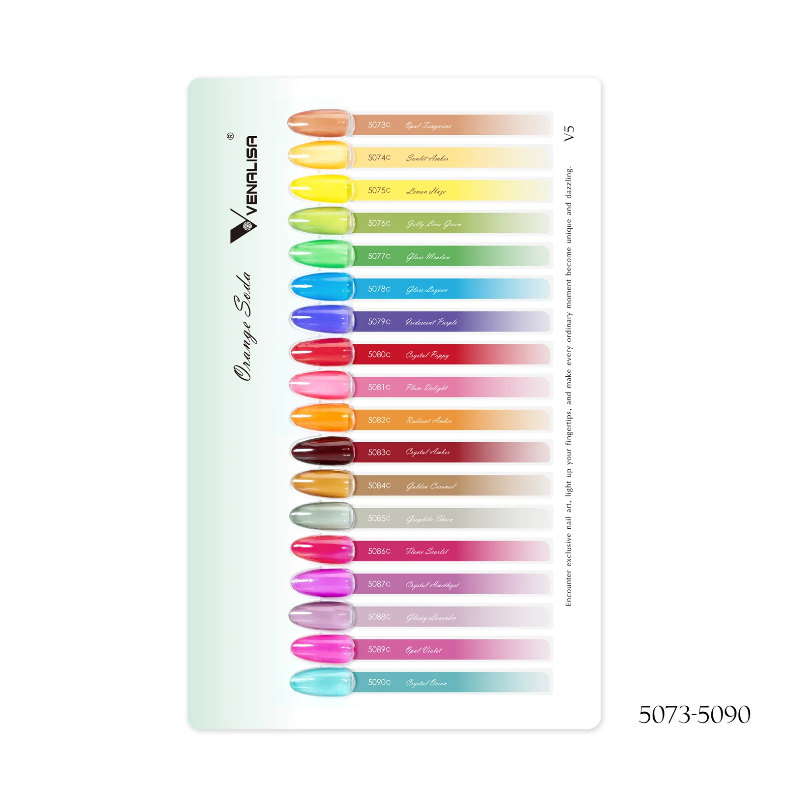 Venalisa bemutató paletta - V5 - Orange Soda