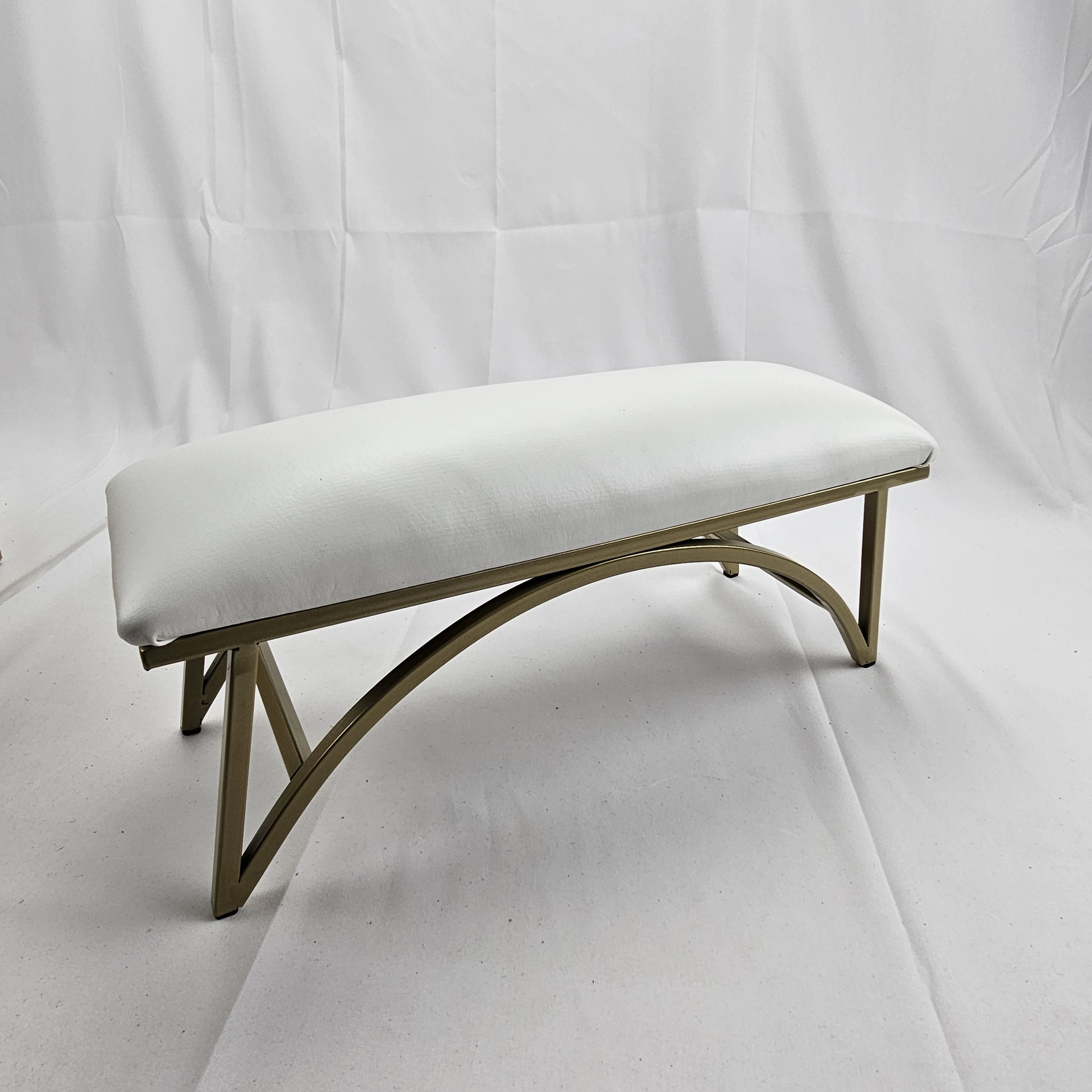 Professzionális kéztámasz - fehér műbőr