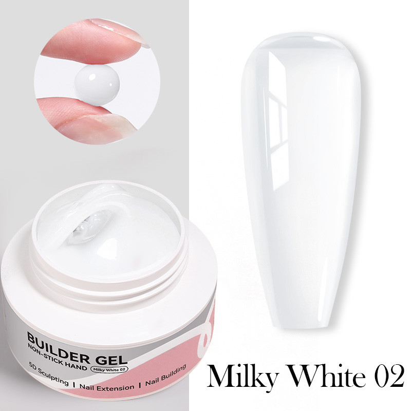 Born Pretty gyurmazselé és építőzselé 60 g - No.02 - Milky White