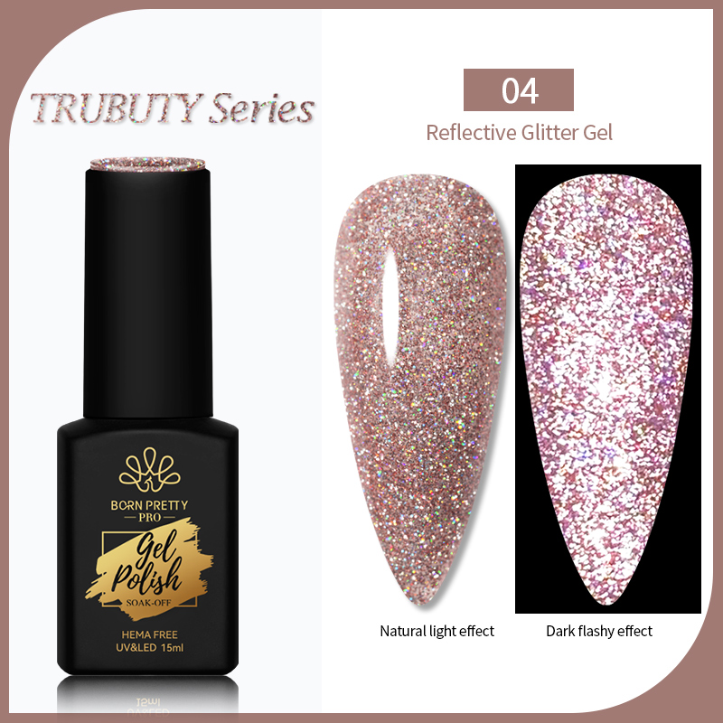 Born Pretty Trubuty UV/LED HEMA FREE gél lakk 15 ml - No.004