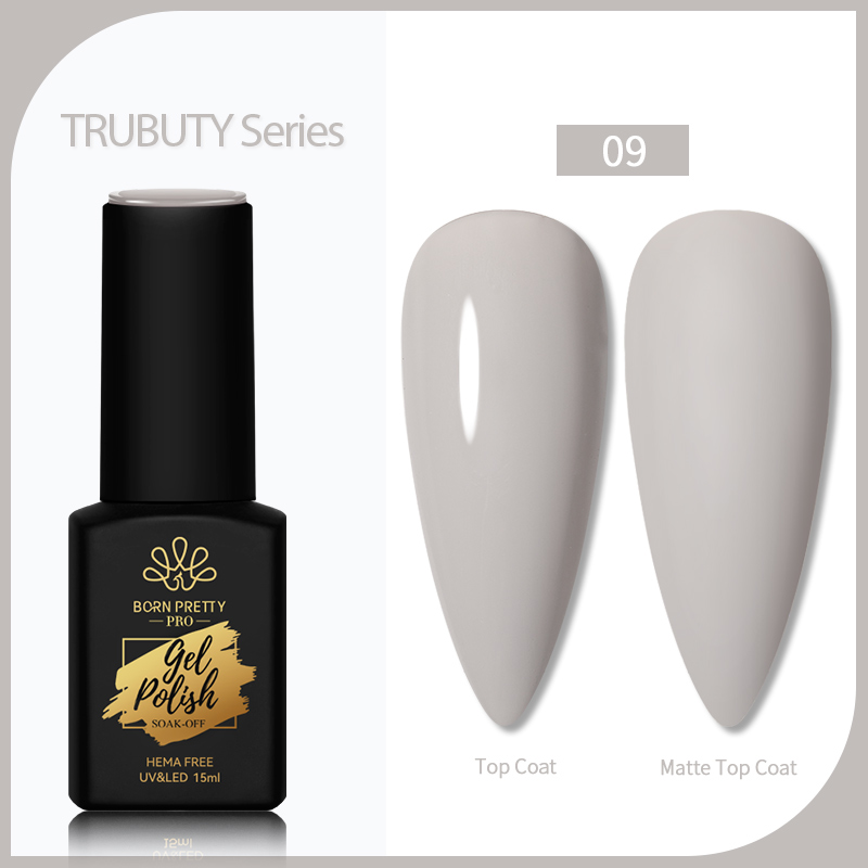 Born Pretty Trubuty UV/LED HEMA FREE gél lakk 15 ml - No.009