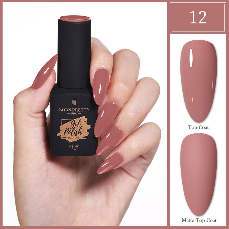 Born Pretty Trubuty UV/LED HEMA FREE gél lakk 15 ml - No.012