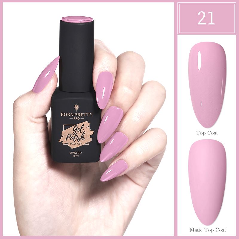 Born Pretty Trubuty UV/LED HEMA FREE gél lakk 15 ml - No.021