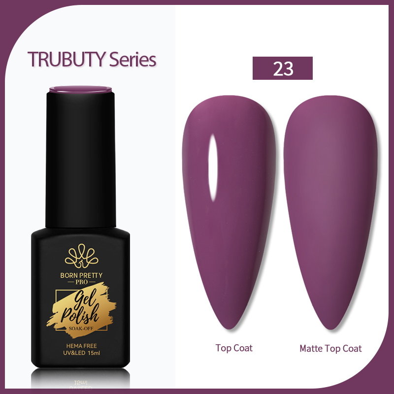 Born Pretty Trubuty UV/LED HEMA FREE gél lakk 15 ml - No.023