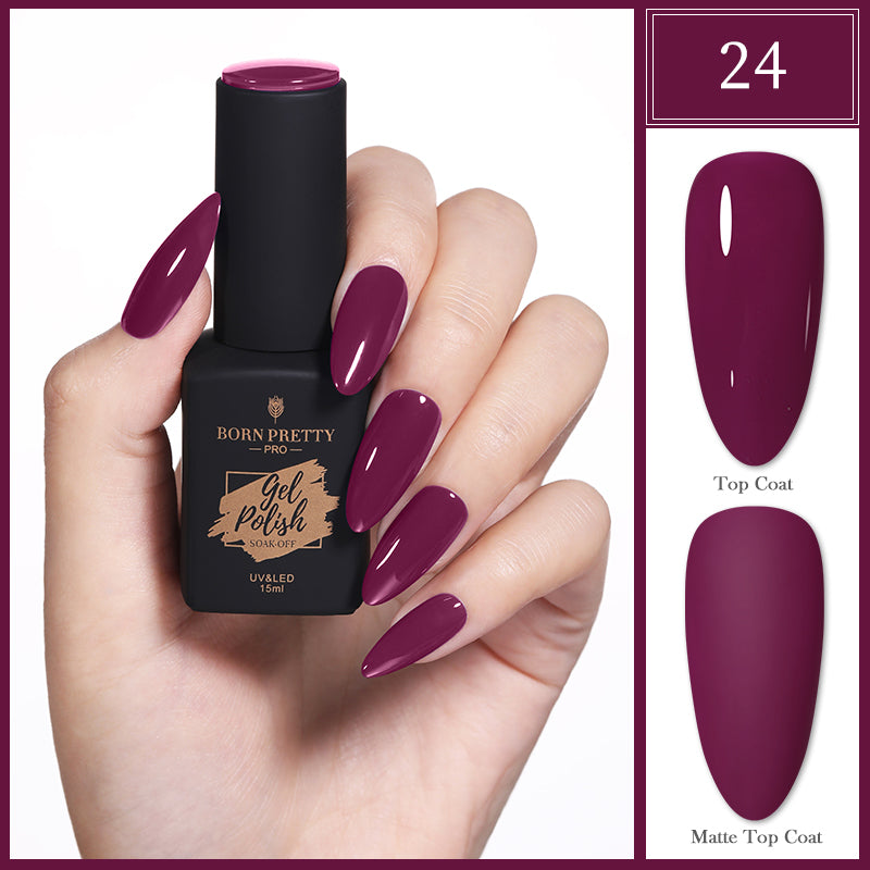 Born Pretty Trubuty UV/LED HEMA FREE gél lakk 15 ml - No.024