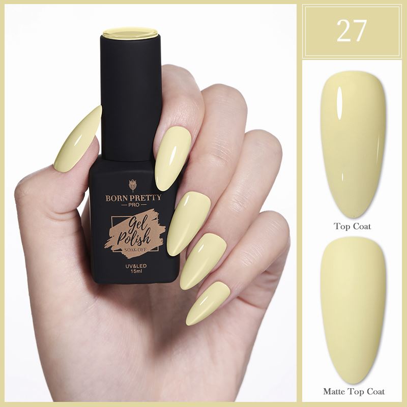 Born Pretty Trubuty UV/LED HEMA FREE gél lakk 15 ml - No.027