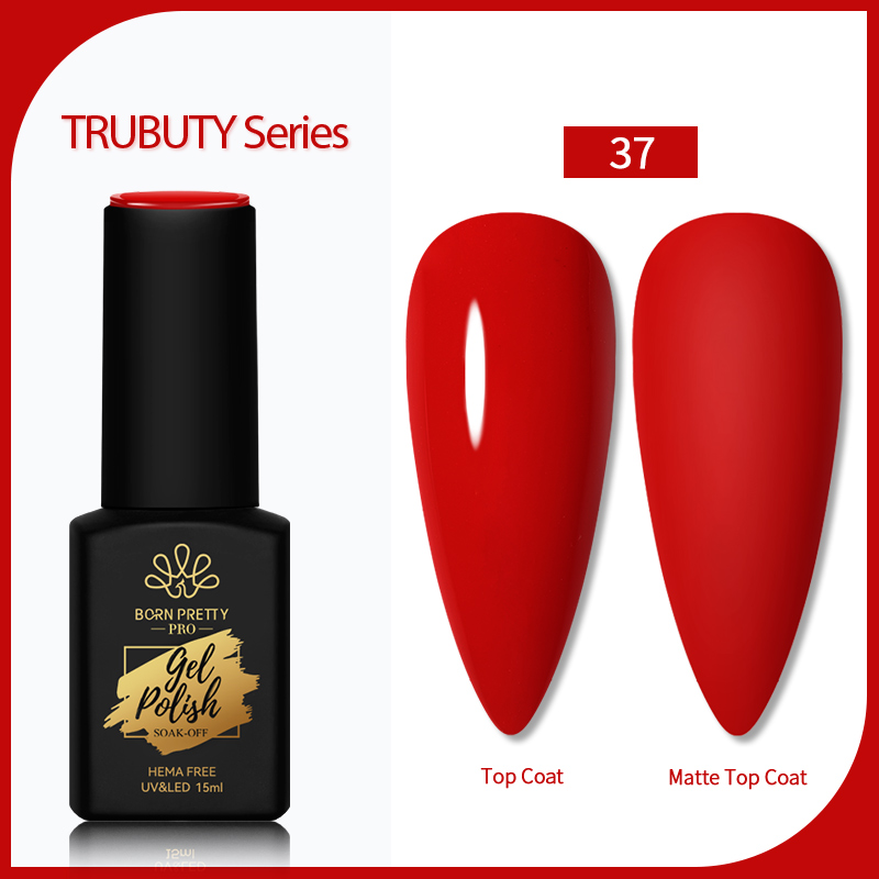 Born Pretty Trubuty UV/LED HEMA FREE gél lakk 15 ml - No.037