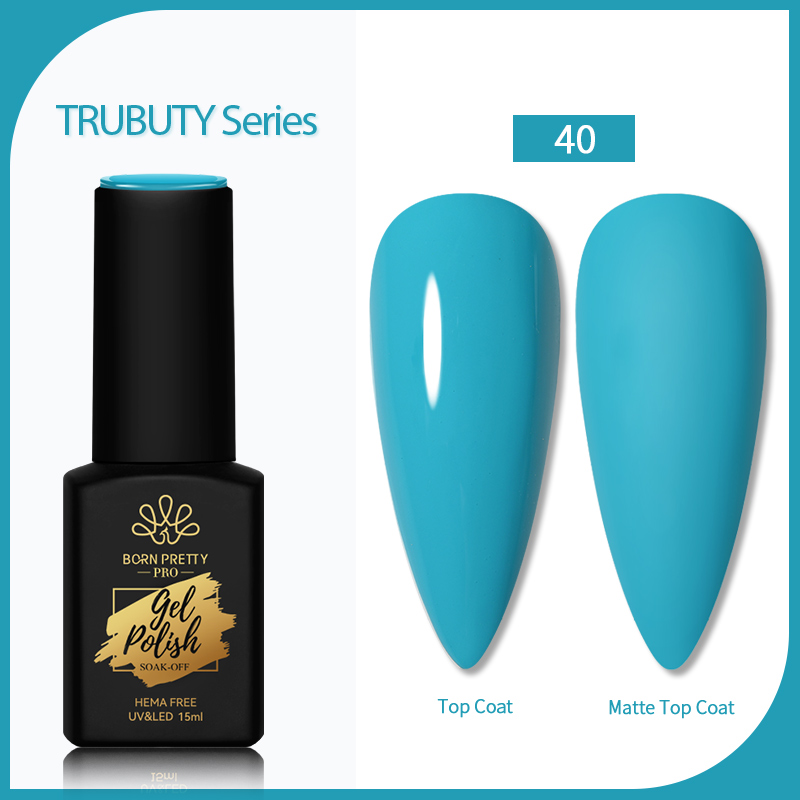 Born Pretty Trubuty UV/LED HEMA FREE gél lakk 15 ml - No.040