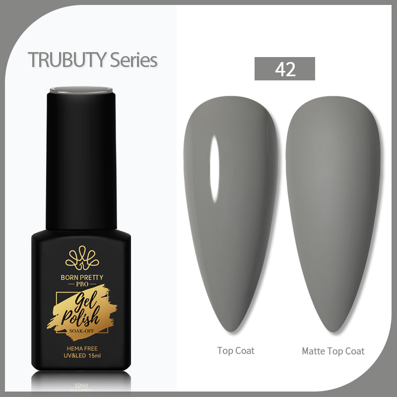 Born Pretty Trubuty UV/LED HEMA FREE gél lakk 15 ml - No.042