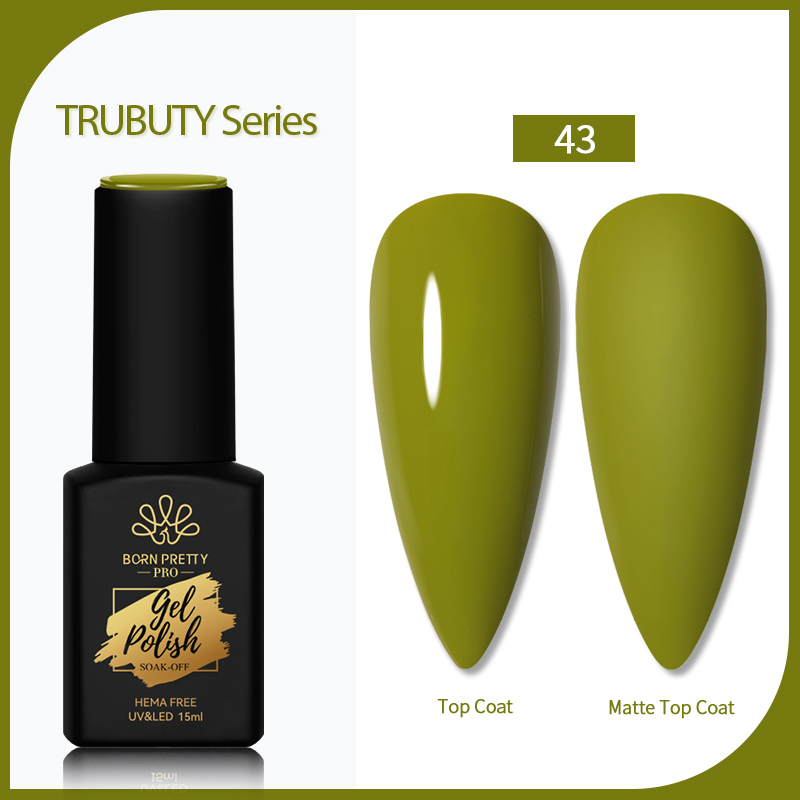 Born Pretty Trubuty UV/LED HEMA FREE gél lakk 15 ml - No.043