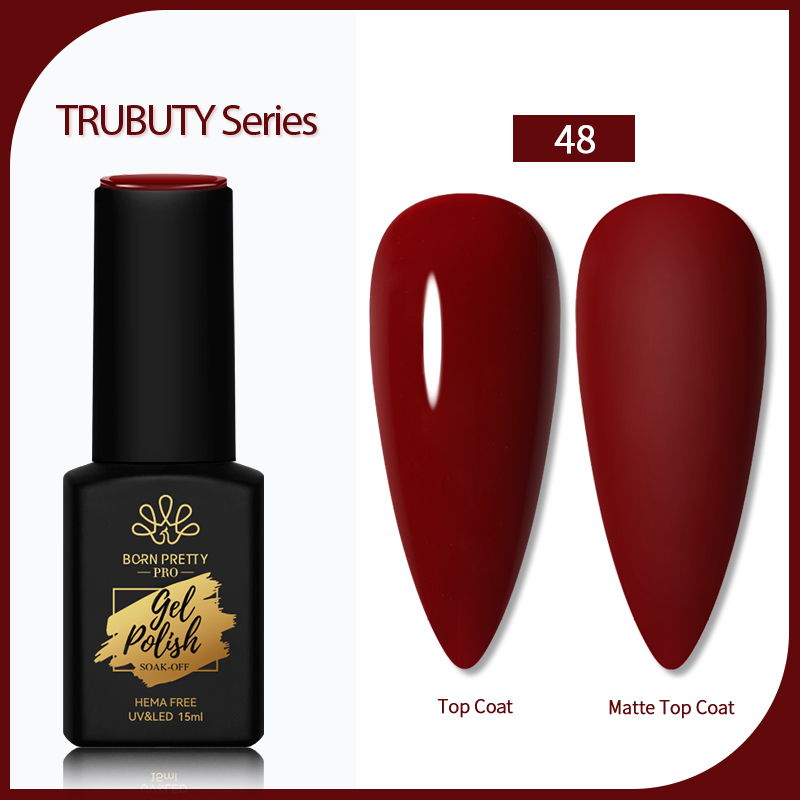 Born Pretty Trubuty UV/LED HEMA FREE gél lakk 15 ml - No.048