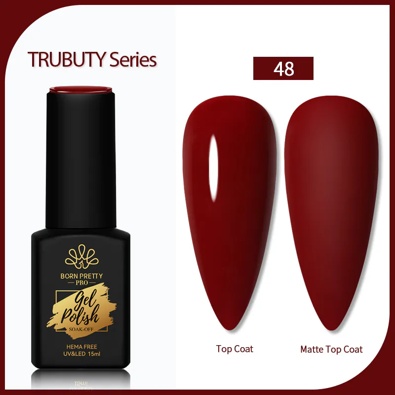 Born Pretty Trubuty UV/LED HEMA FREE gél lakk 15 ml - No.048