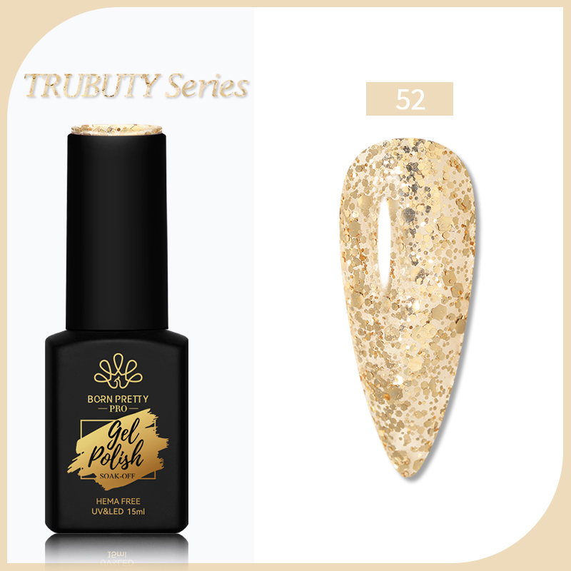 Born Pretty Trubuty UV/LED HEMA FREE gél lakk 15 ml - No.052