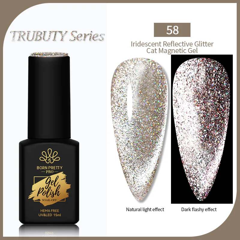 Born Pretty Trubuty UV/LED HEMA FREE gél lakk 15 ml - No.058